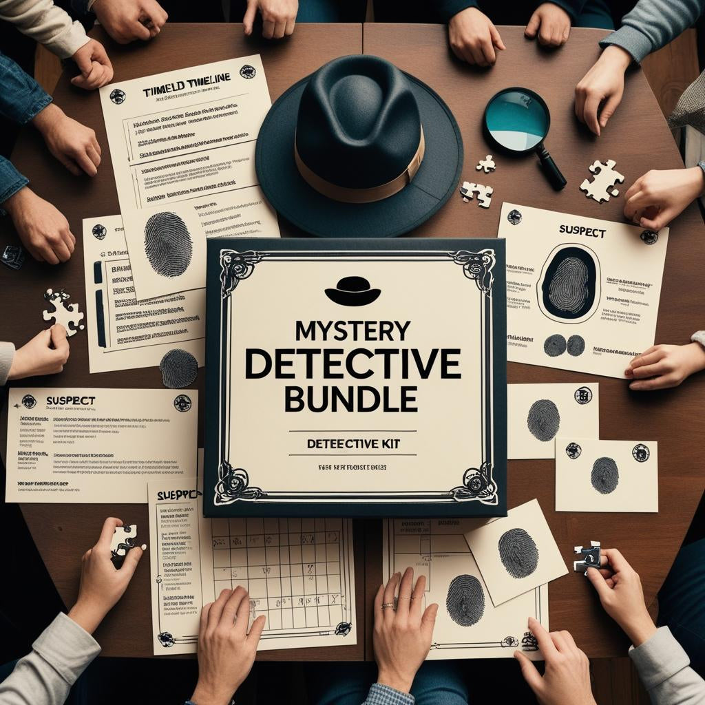 Murder Mystery  Detective Kit (10 Cases)