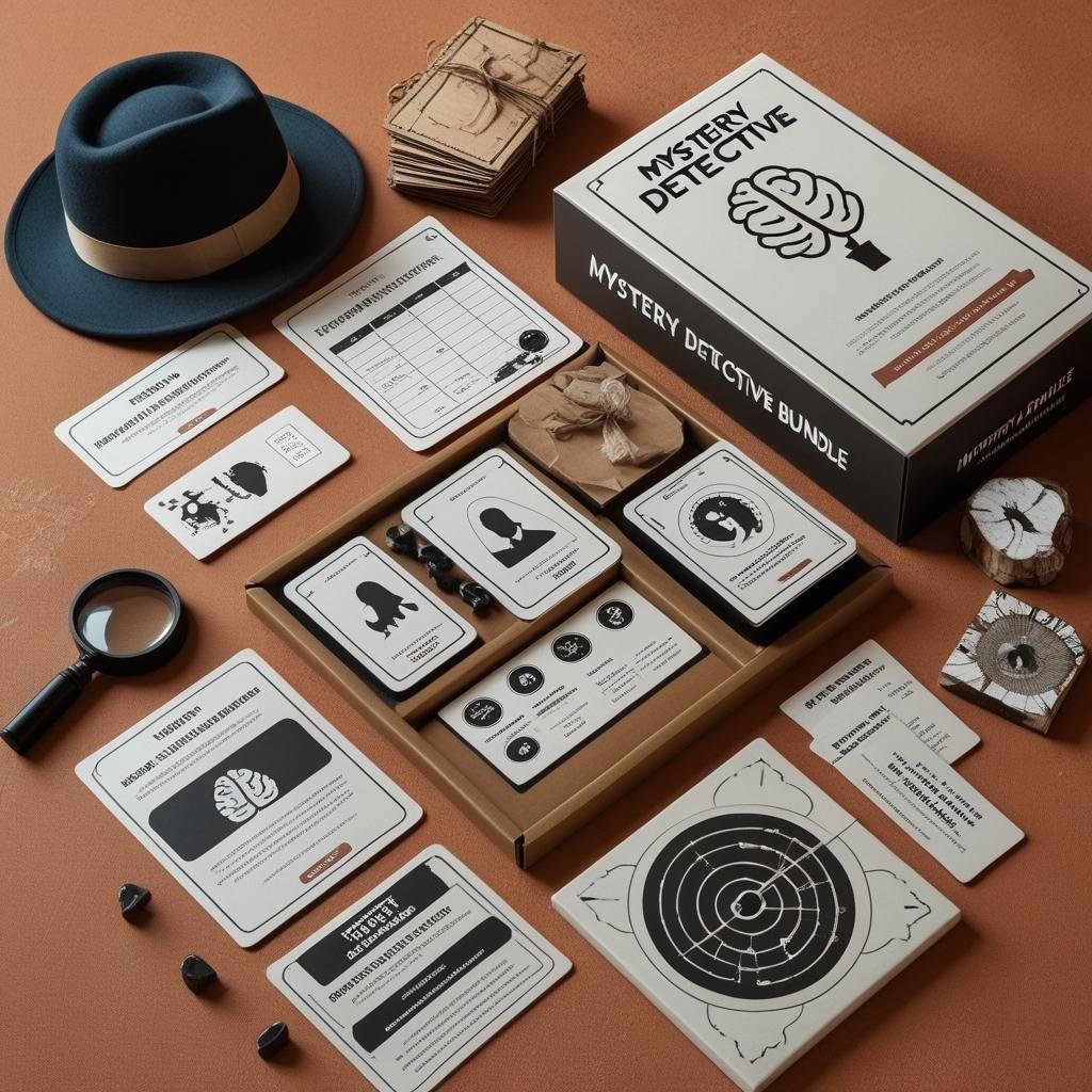 Murder Mystery  Detective Kit (10 Cases)