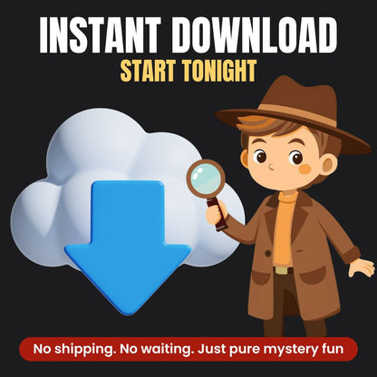 Murder Mystery  Detective Kit (10 Cases)