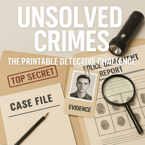 Unsolved Crimes: The Printable Detective Challenge